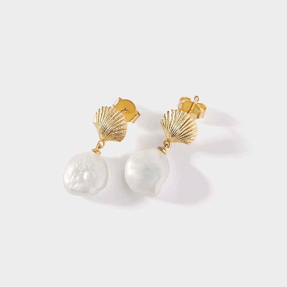 Ocean Shell Earrings | Edge of Ember Ltd