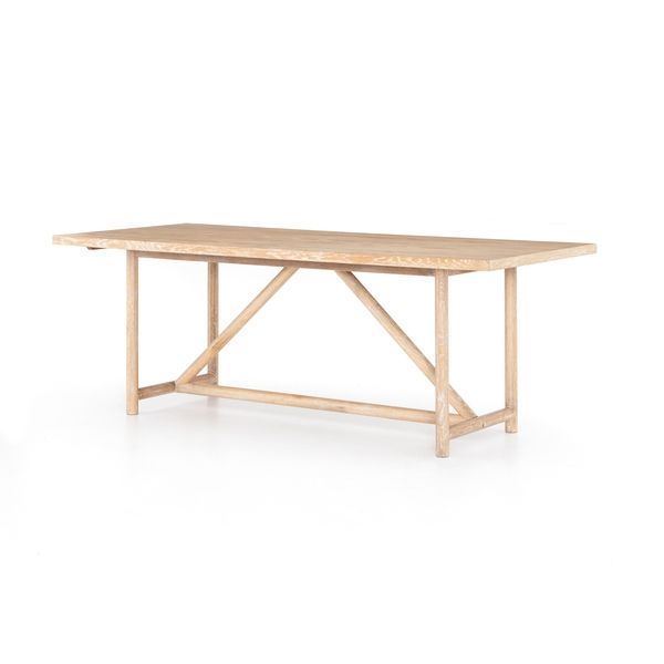 Mika White Washed Oak Dining Table | Scout & Nimble