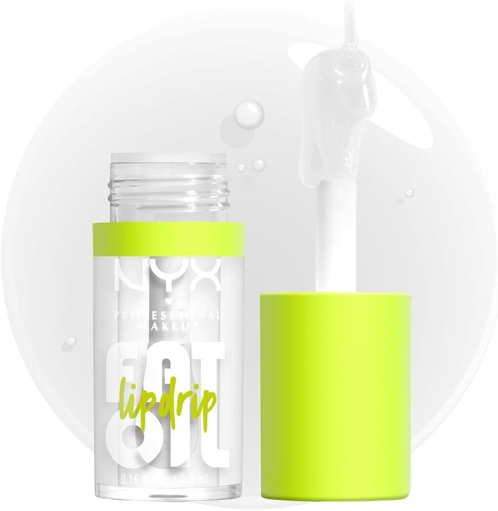 NYX PROFESSIONAL MAKEUP Fat Oil Lip Drip, Moisturizing Lip Oil Gloss, Vegan Tinted Formula, Up to... | Amazon (US)
