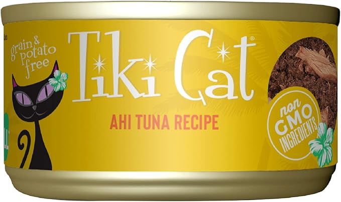 TIKI Cat Canned Food for Cats, Hawaii Grill Ahi Recipe (Pack of 12 2.8-Ounce Cans) | Amazon (US)