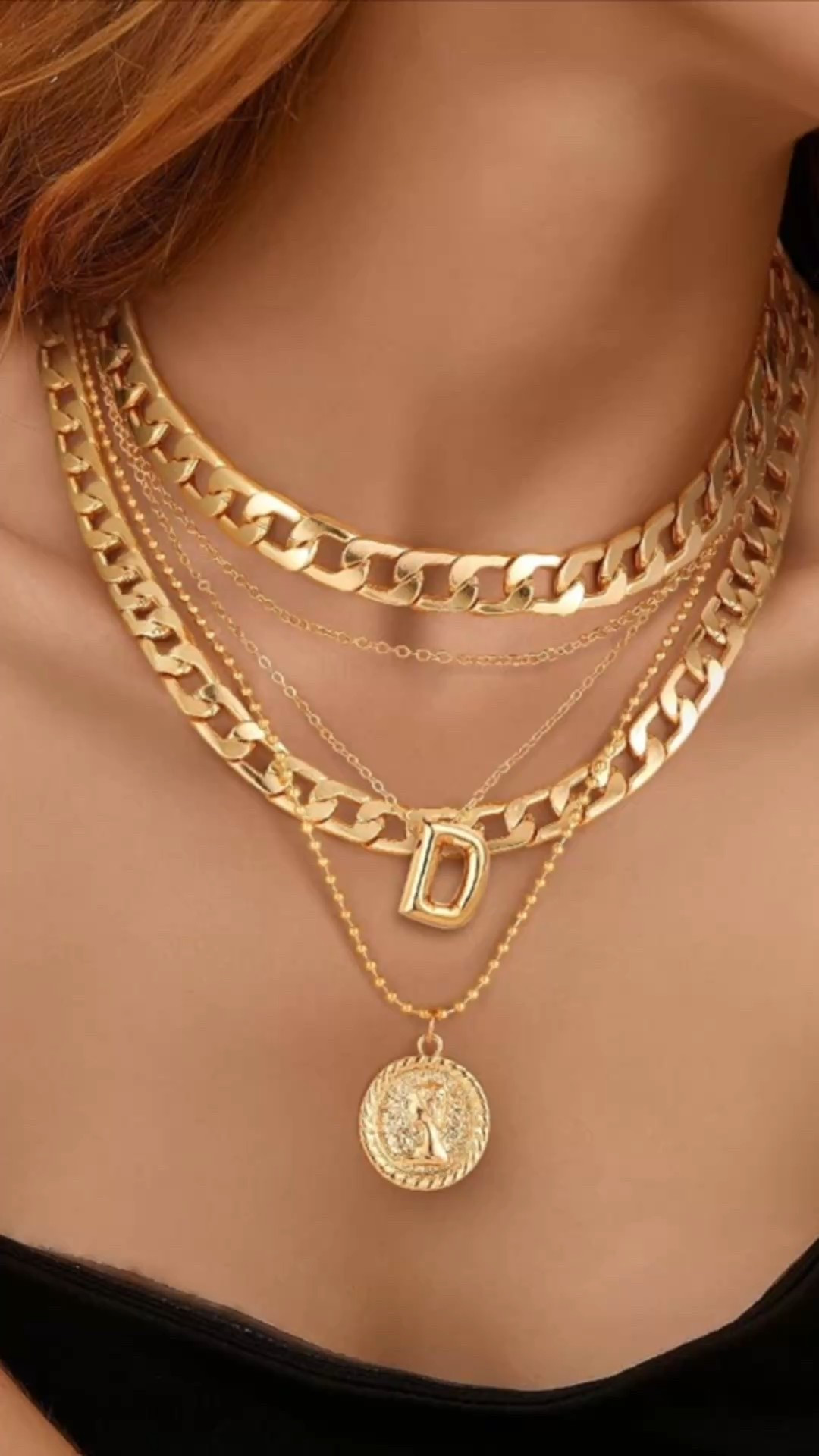 Layered Initial Necklace. 

#LTKWatchNow #LTKFindsUnder50 #LTKSaleAlert