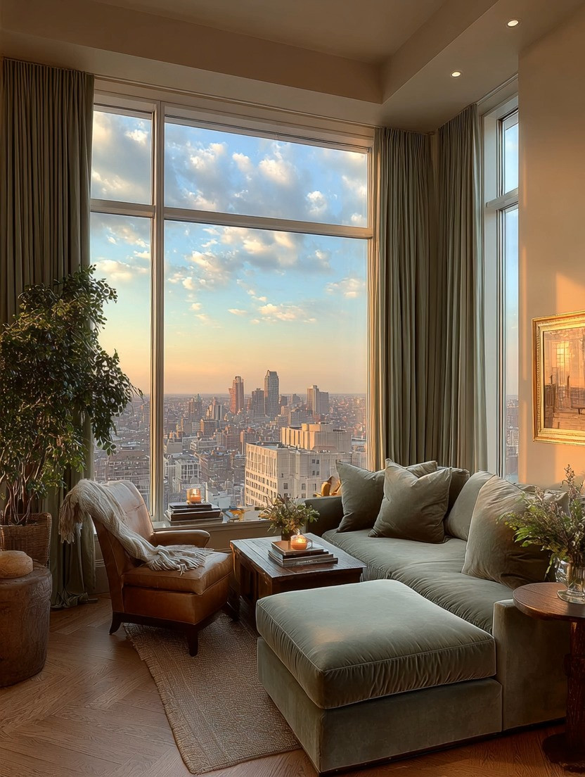 Curtains are not just functional. They are one of the most defining elements of a room.

Floor-length curtains instantly add height, softness, and that layered elegance that makes a space feel complete. Without them, even the most beautiful room can feel unfinished. With them, everything feels intentional.

The key is not just adding curtains, but choosing the right ones. Sheer fabrics create a light, airy feel and allow natural light to flow through, while velvet or heavier textures add richness and depth. Both have their place, depending on the mood you want to create.

And most importantly, they should work with your space, not against it. Matching or complementing your sofa tones, whether soft sage, warm ivory, deep burgundy, or navy, creates a cohesive look that feels elevated without effort.

Notice how in this space, the curtains frame the view, soften the architecture, and tie the entire room together. They are not an afterthought. They are part of the design.

If your room feels like it is missing something, look up. Curtains might be the detail you overlooked.

#HomeStyling #InteriorDesignIdeas #ModernLiving 

 #LTKHome