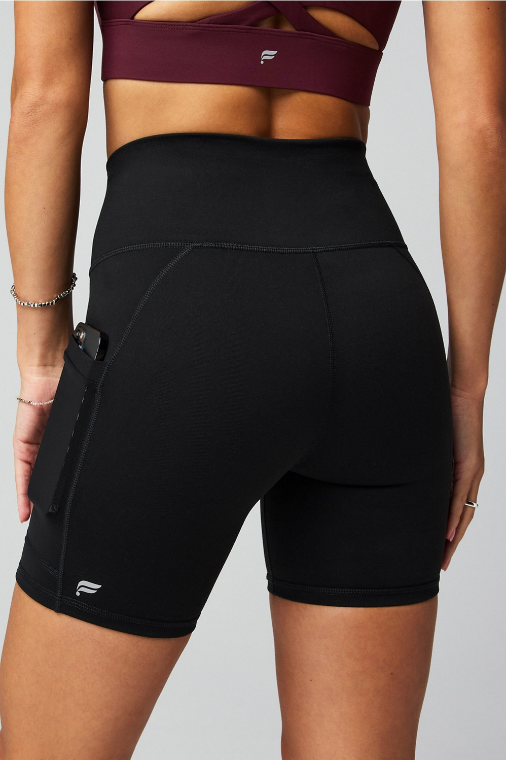 On-The-Go PowerHold® High-Waisted 6'' Short | Fabletics - North America