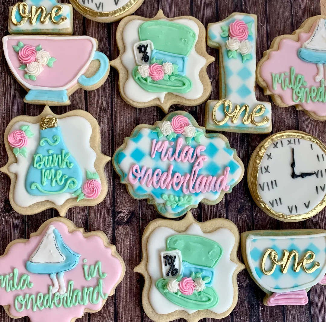 ONEderland Birthday Cookies | Etsy (US)
