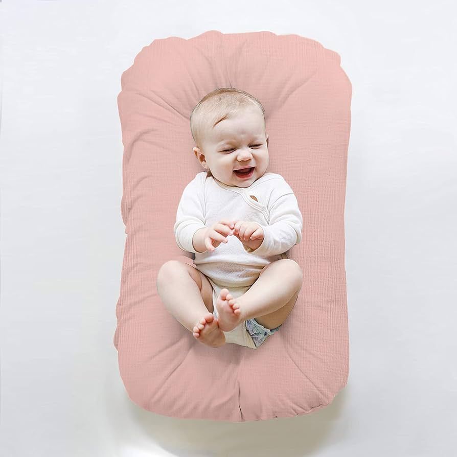 ZonLi Baby Lounger for Newborn, Baby Nest Cover for 0-12 Month, Portable Nest Sleeper Cover for I... | Amazon (US)