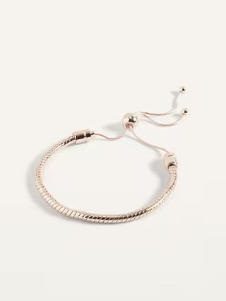 Textured Gold-Toned Stretch Bracelet for Women | Old Navy (US)