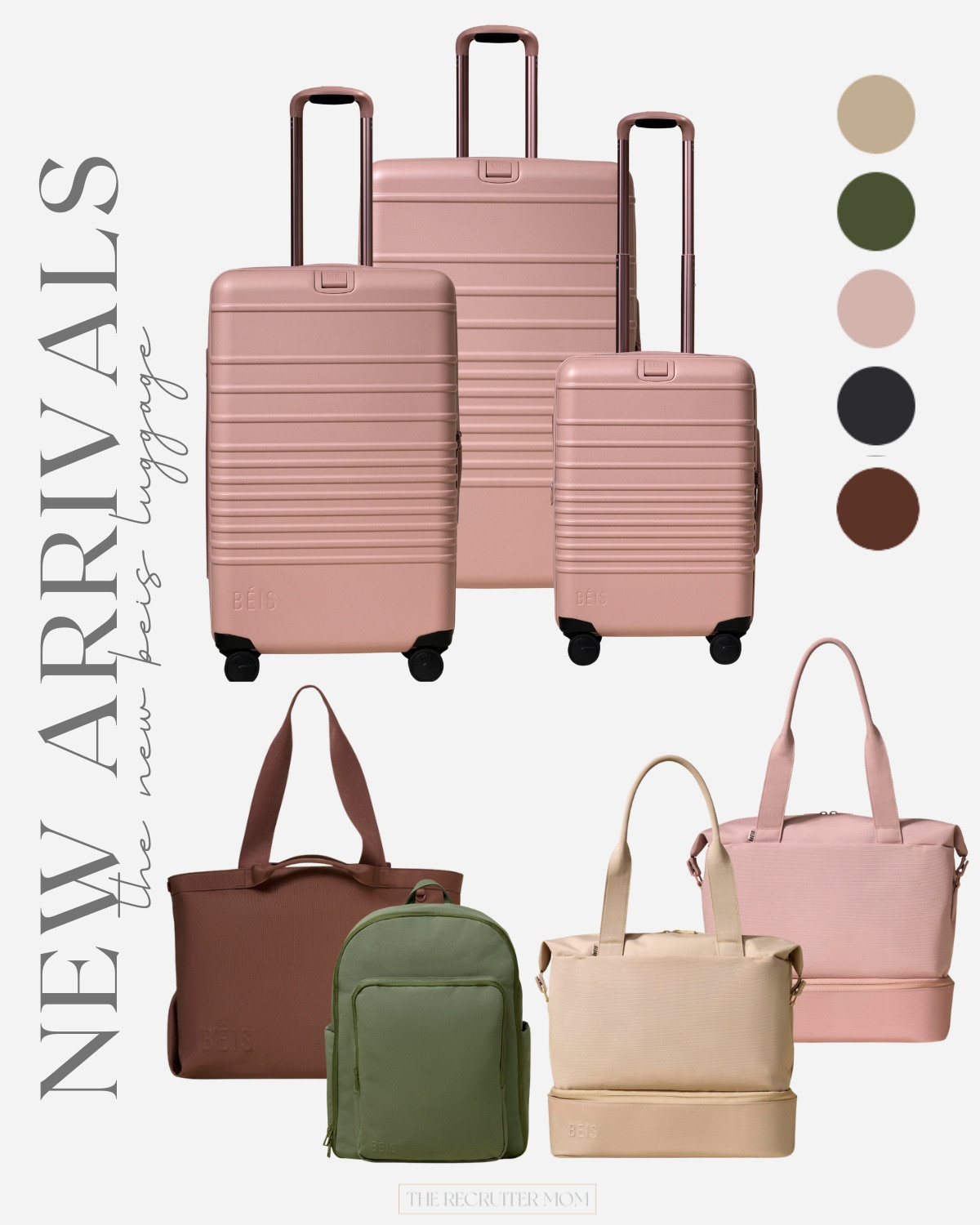 Beis has dropped a HUGE set of new arrivals in all their luggage.  The Atlas Pink bestselling bags have a slight color change, but even better the Weekender bag, Roller Bags, Travel Tote and Travel Backpack have all been redesigned for better packing capability and durablity!   
Check out the new refreshed designs.

#LTKSeasonal #LTKHome #LTKTravel