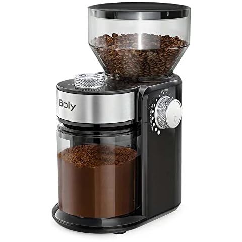 Electric Burr Coffee Grinder, Adjustable Burr Mill with 18 Precise Grind Size Setting, Burr Coffe... | Amazon (US)