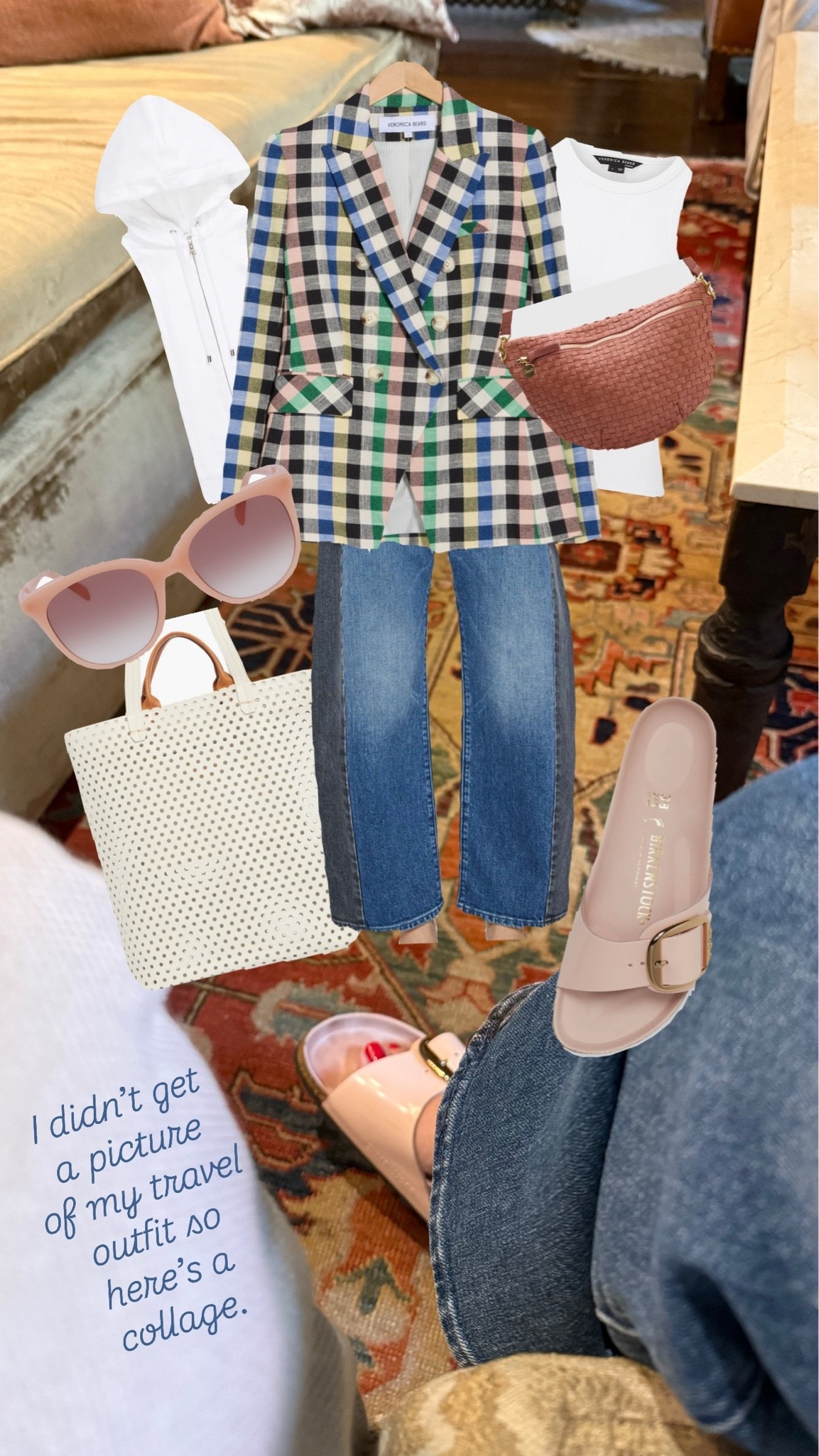 I didn’t get a picture of my travel outfit so here’s a collage of it. I was excited for the cooler weather!

#LTKSeasonal #LTKOver40 #LTKTravel