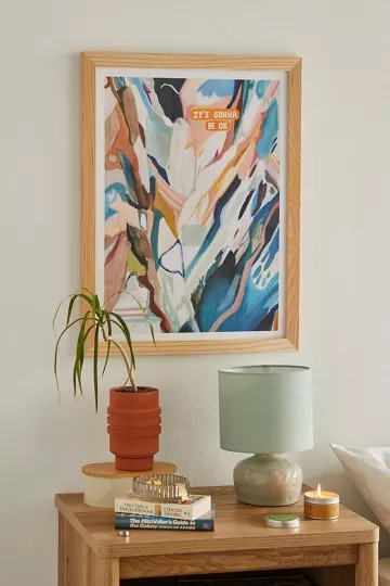 Kelly Peters It's Gonna Be OK Art Print | Urban Outfitters (US and RoW)