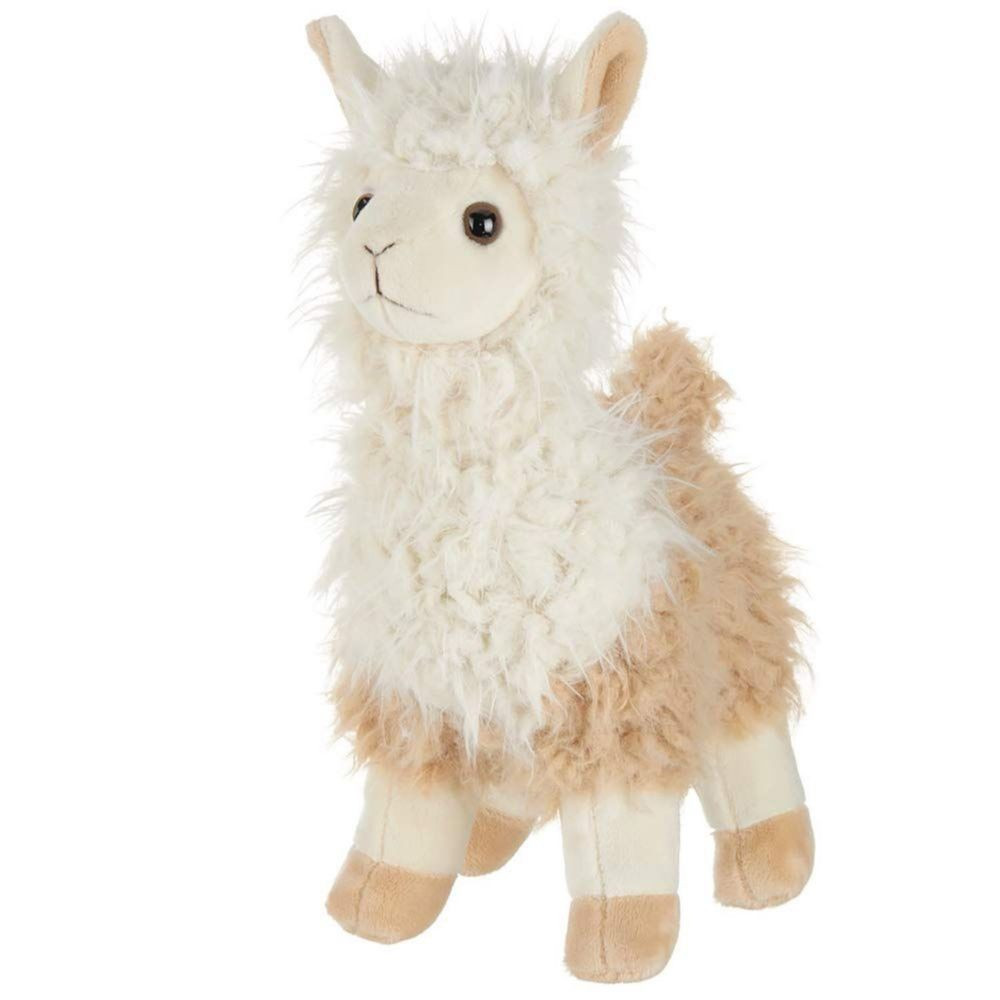 Llamar Plush Llama Stuffed Animal, 10"" Brown and White Cream | Oriental Trading Company