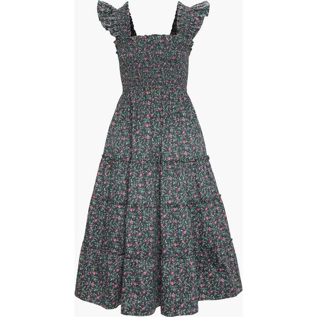 Hill House Home | The Ellie Nap Dress, Florentine Ditsy (Green, Size 2X-Small) | Maisonette | Maisonette