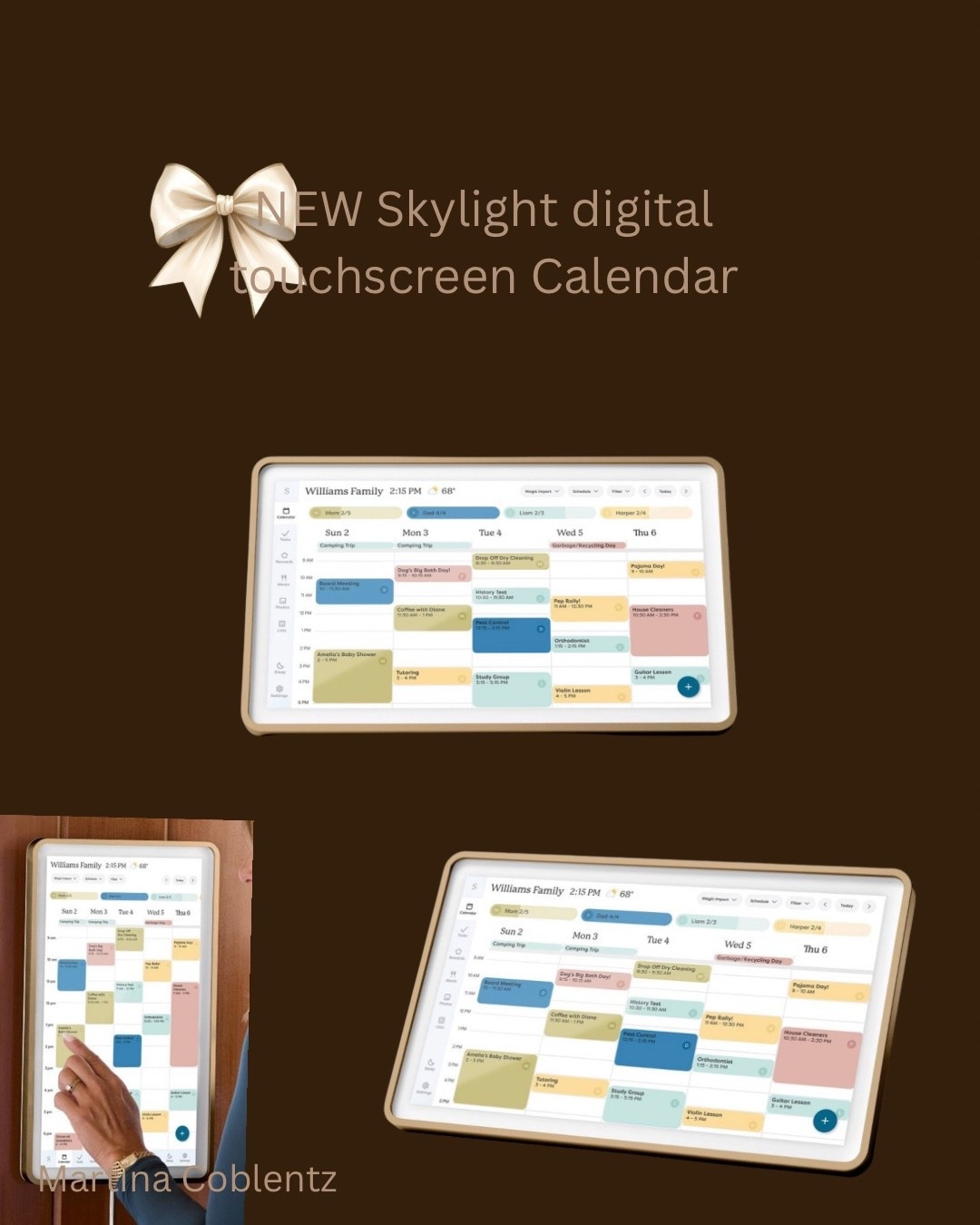 New skylight digital touchscreen Calendar 


•for her •gift guide •target •family 

#LTKmorningroutine #LTKmomlife #LTKGiftGuide
