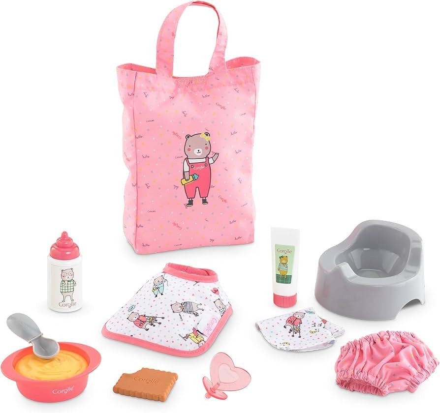 Corolle - Large Accessories Set for Mon Premier Poupon 12" Baby Dolls, 11-Piece Set Includes Bott... | Amazon (US)