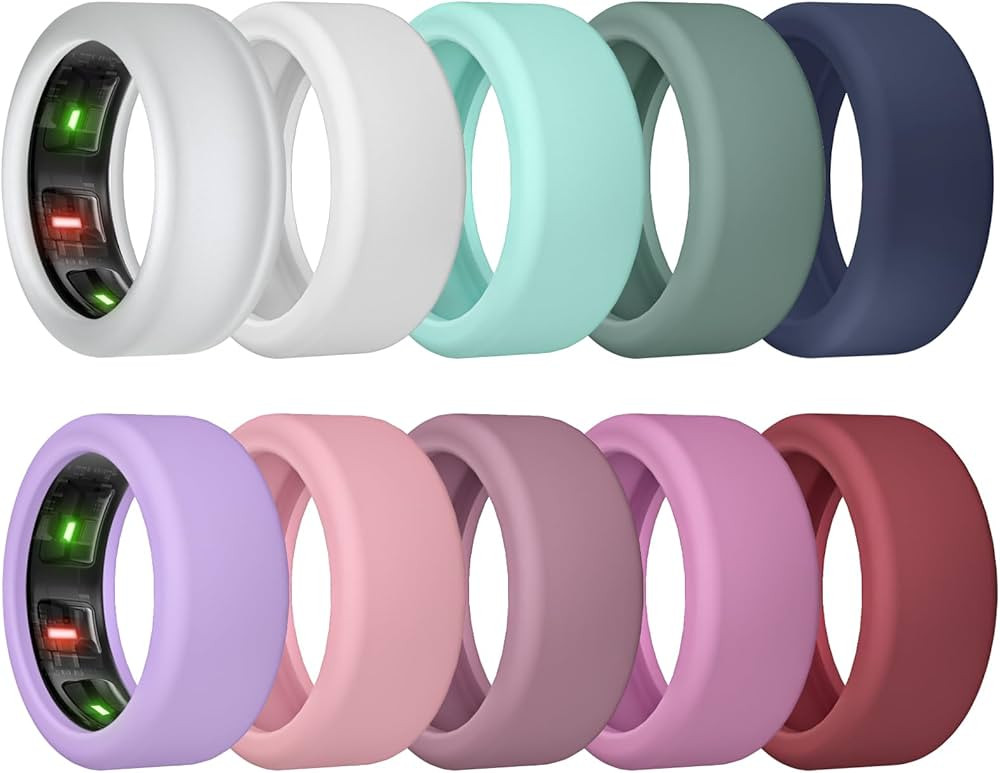 Ring Cover for Oura Ring Gen 4/Oura Ring Gen3, Anti-Scratch Elastic Silicone Oura Ring Case Prote... | Amazon (US)