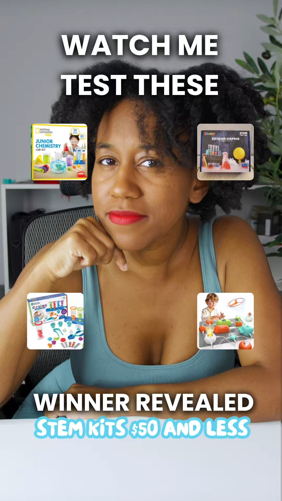 I tested 4 popular STEM kits under $50 so you don't have to 🫡
The results? One kit had safety concerns that genuinely worried me as a mom. Another promised "220+ experiments" but most were just repetitive color changes with zero learning value.
After 6+ weeks of systematic testing with my son, only ONE kit actually developed real scientific thinking skills.
Plot twist: The winner wasn't the most expensive one.
Which kit do you think won? 👇🏾
    •    National Geographic 
    •    Snaen 220+ experiments
    •    Learning Resources
    •    Smilesskiddo 
Drop your guess below! Full breakdown on my YouTube  🧪