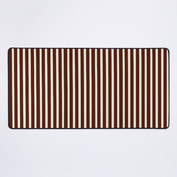 Brown and Cream Stripes Mouse Pad | Redbubble (US)