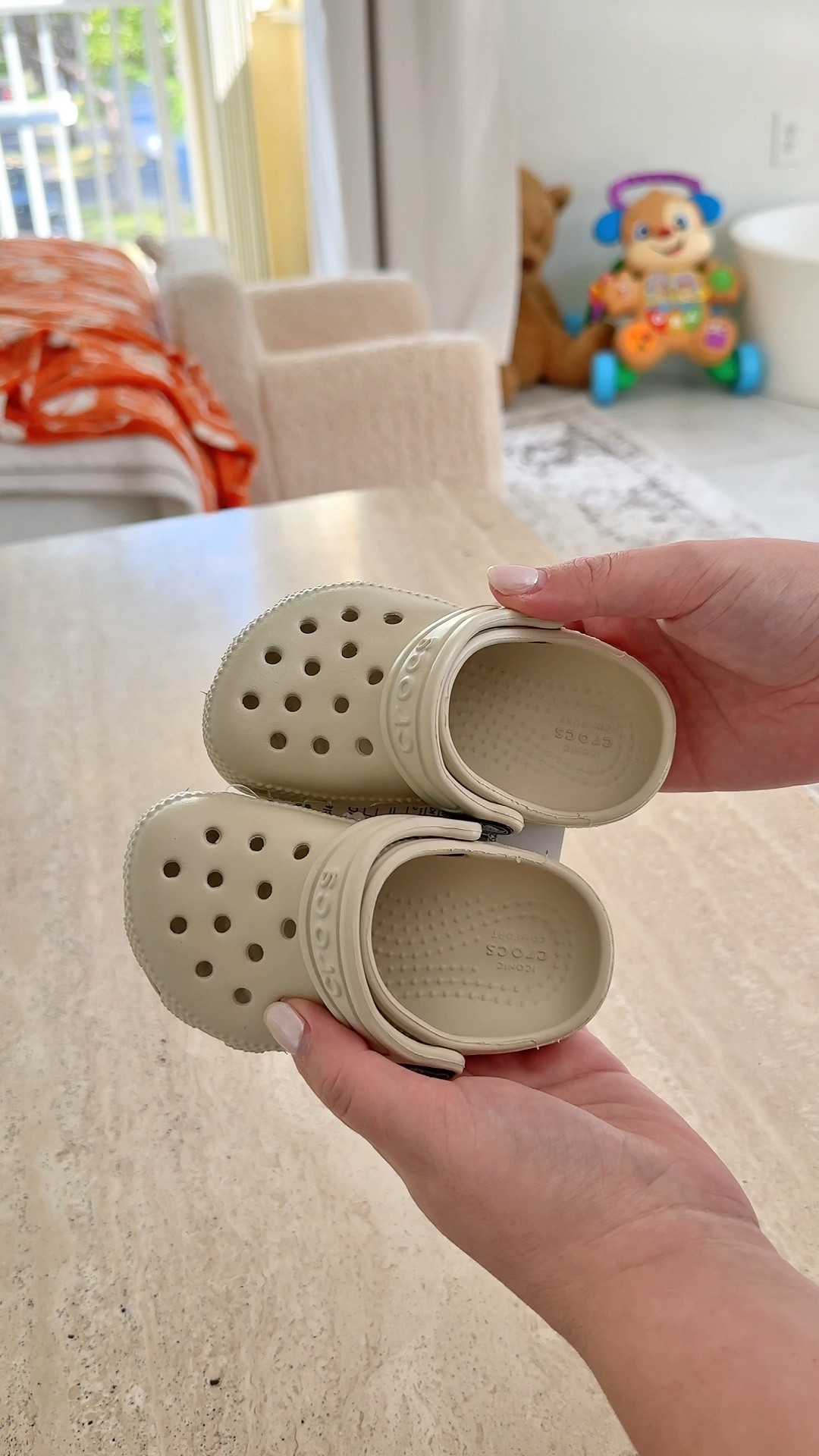 beige baby approved crocs ✨🤍
he’s wearing a size 5!

#LTKkids #LTKshoecrush #LTKbaby