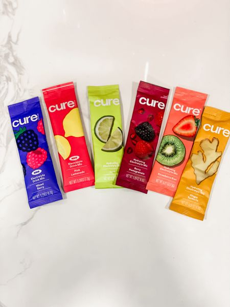 If you need a healthy clean hydration option, Cure is the way to go! Hydrates or energizes (caffeine options available), no added sugar, no artificial sweeteners, or sugar alcohols.

Non GMO, Vegan, Paleo, Kosher, Gluten-Free. Made for adults and children over 1. Plus new kid options are now available and pediatrician approved! Great sub for juice! My kids LOVE THEM!

FSA/HSA eligible too!

Shop Cure Hydration Packets below! 
20% off code: WATSON20

#LTKfindsunder50 #LTKfamily #LTKActive