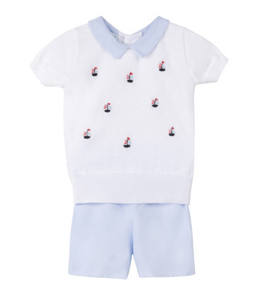 Boys Sailboat Sweater Set | Feltman Brothers