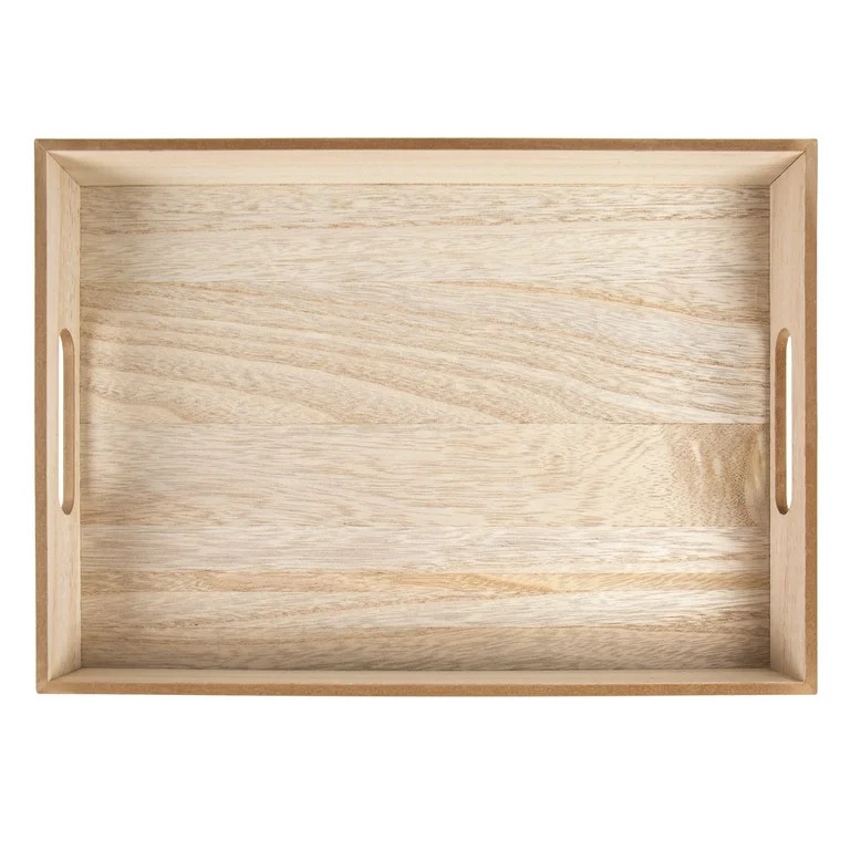 On the Surface Decorative Rectangle Tray, Customizable Serving Tray with Handles | Walmart (US)