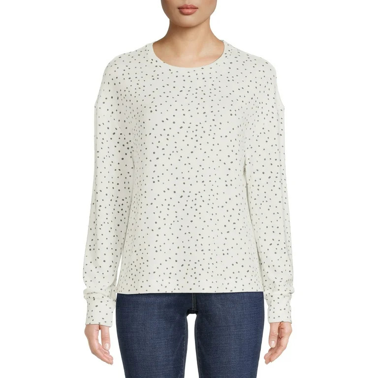 Time And Tru Women's Hacci Top - Walmart.com | Walmart (US)