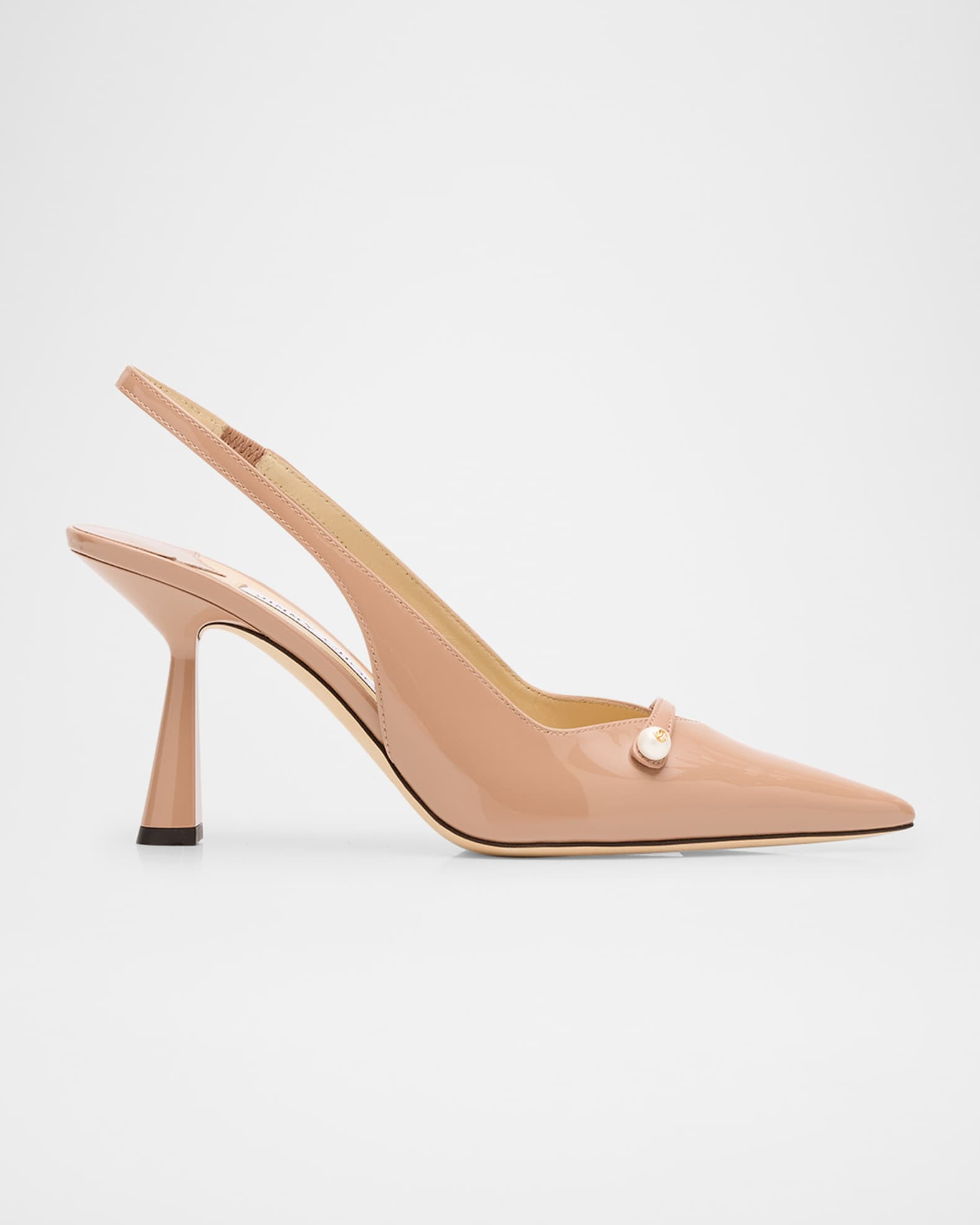 Amita 85 Patent Leather Slingback Pumps | Neiman Marcus
