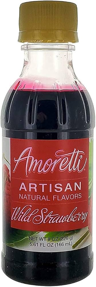 ARTSTAR Wild Strawberry Artisan Fruit Puree 8 Oz Bottle, 1 Count | Amazon (US)