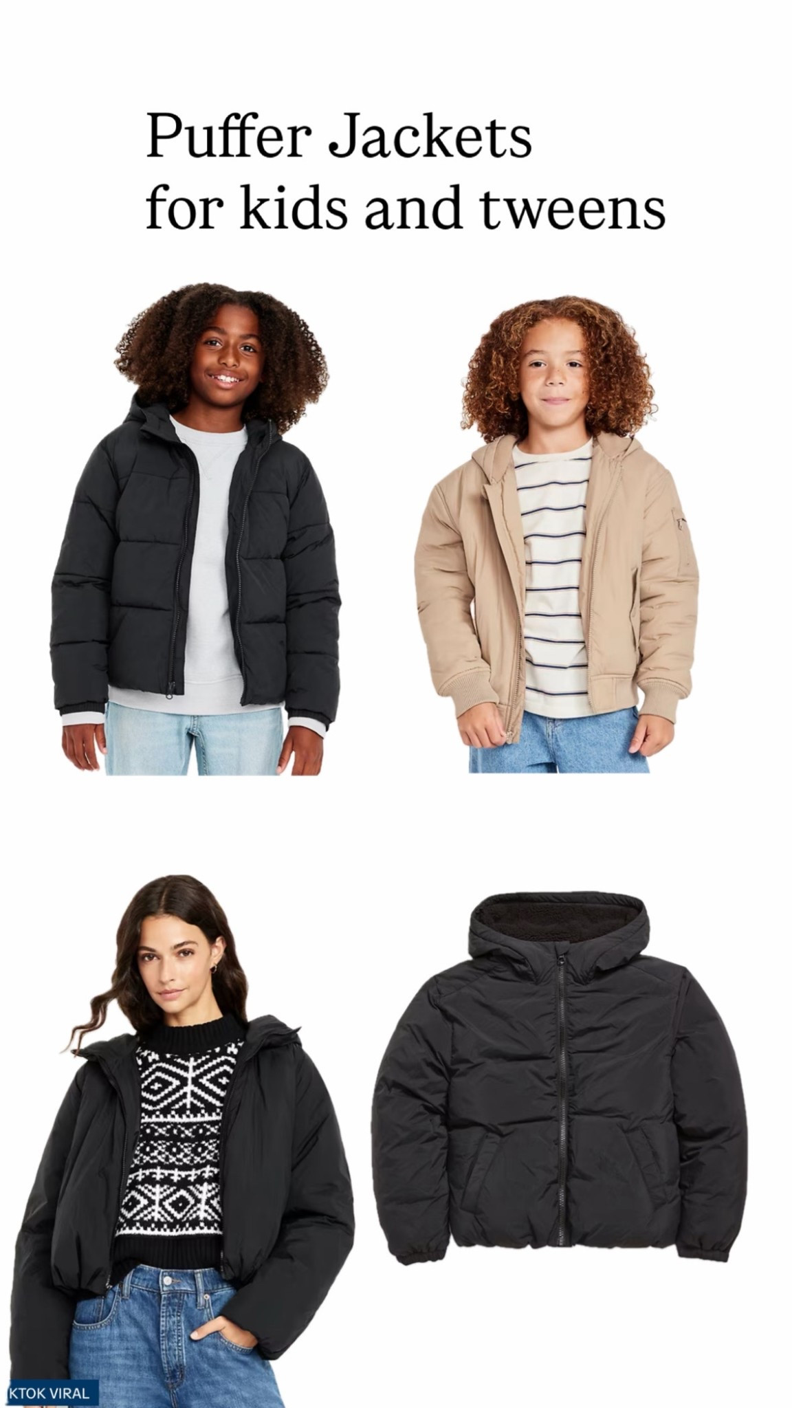 The cutest puffer jackets for kids and tweens 

#LTKKids #LTKCyberWeek #LTKSaleAlert
