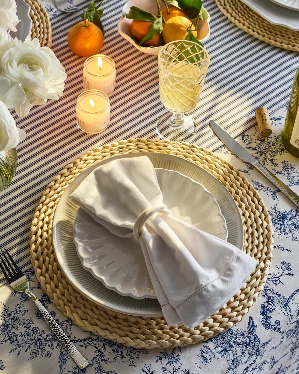 Plain White Napkins | Petite Plume