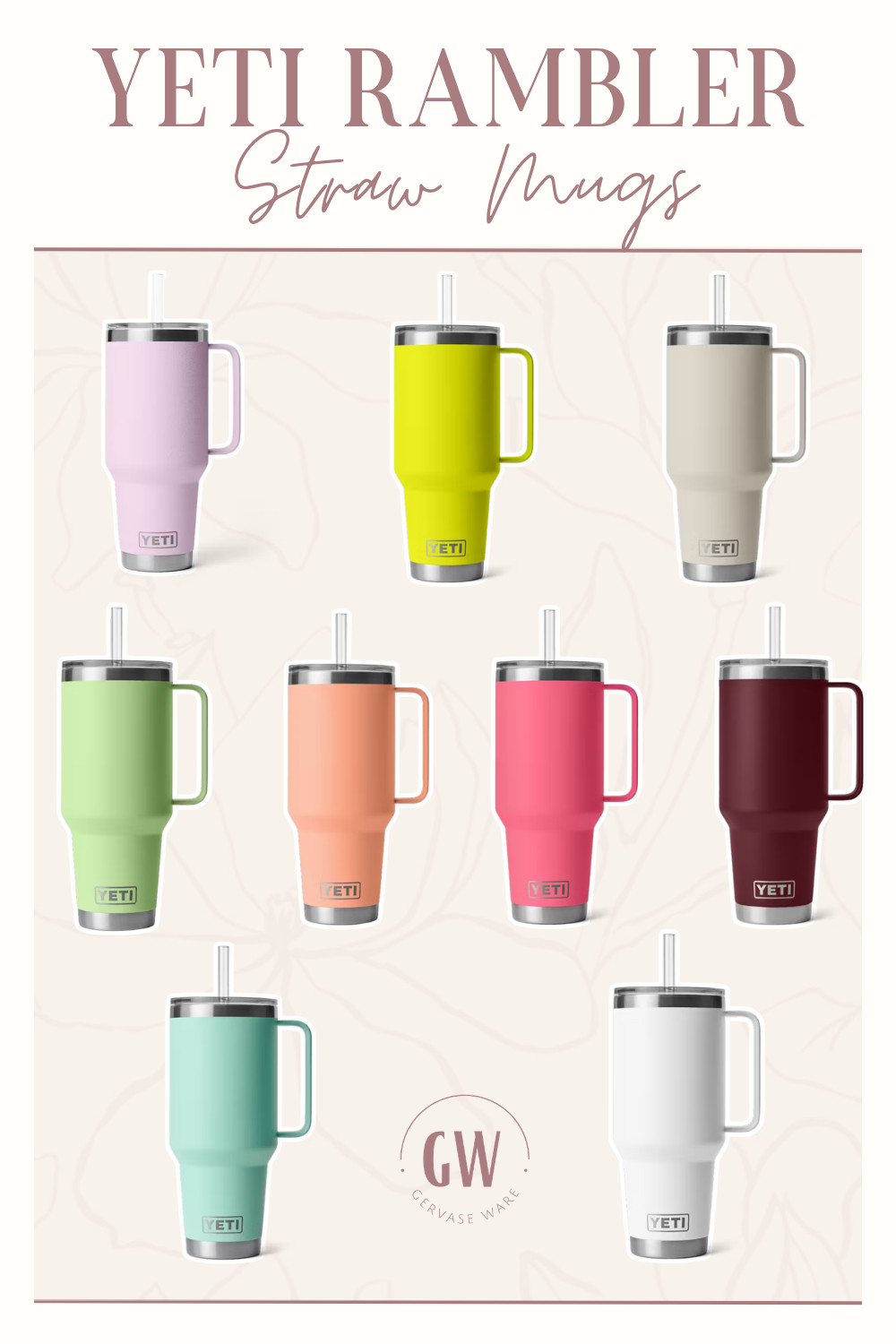 YETI Rambler straw mugs that keep your drinks ice cold all day.
#YetiRambler #AmazonFinds 

 #LTKSpringSale #LTKActive #LTKHome