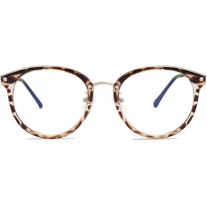 SOJOS Round Anti Blue Light Blocking Glasses Women Computer Eyeglasses Ashley | Amazon (US)