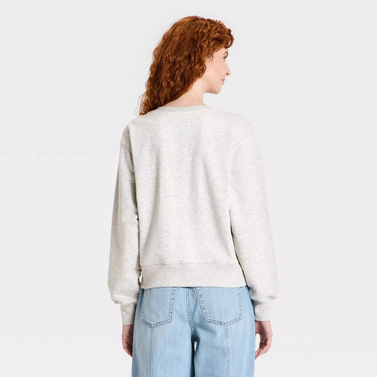 Women's Long Sleeve Henley Shirt - Universal Thread\u2122 Heather Gray M | Target