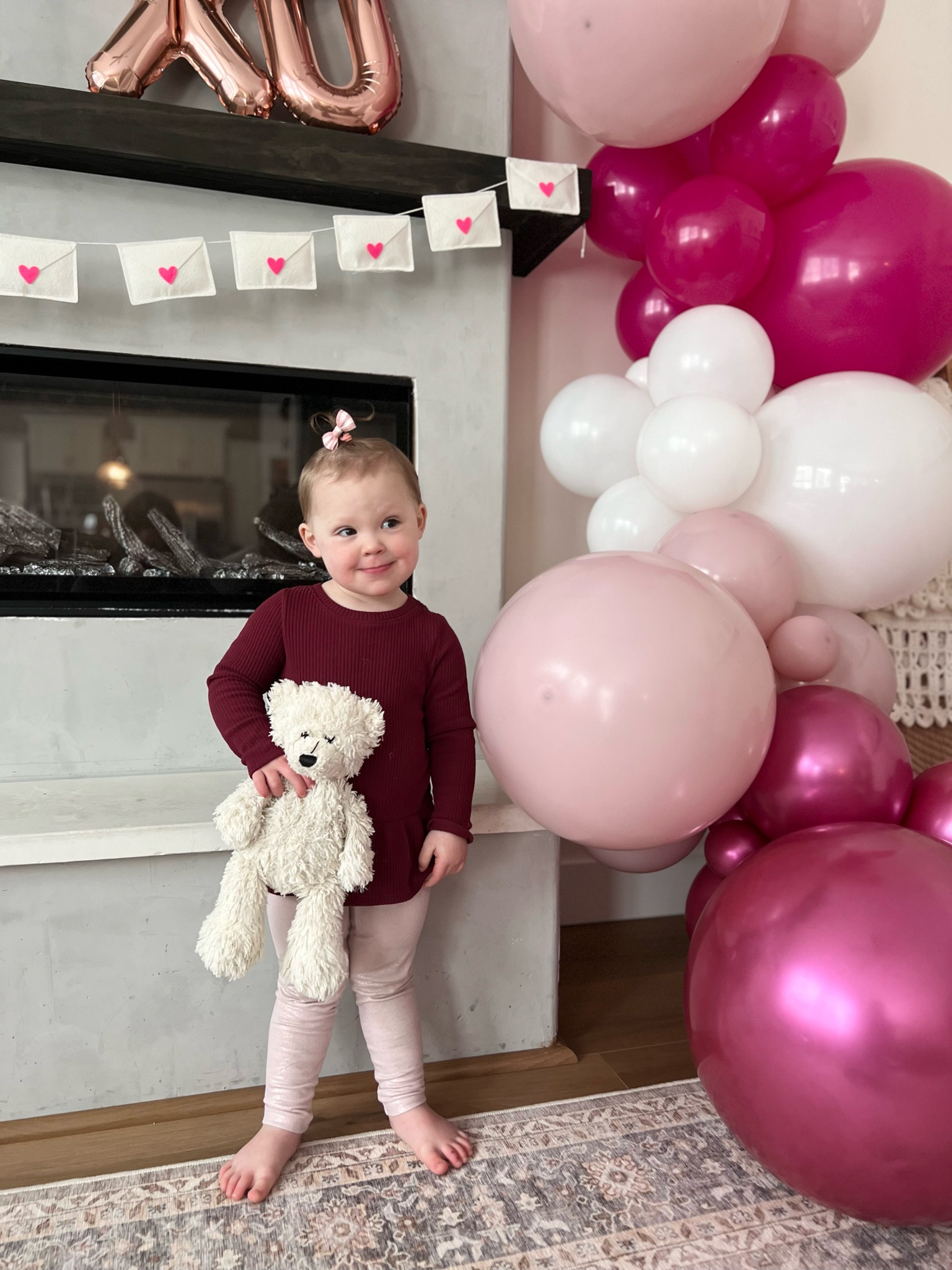 We have been LOVING this little valentines banner all month for our parties and our own home decor + all the pink balloons of course! 💕 

#LTKhome #LTKSeasonal #LTKparties