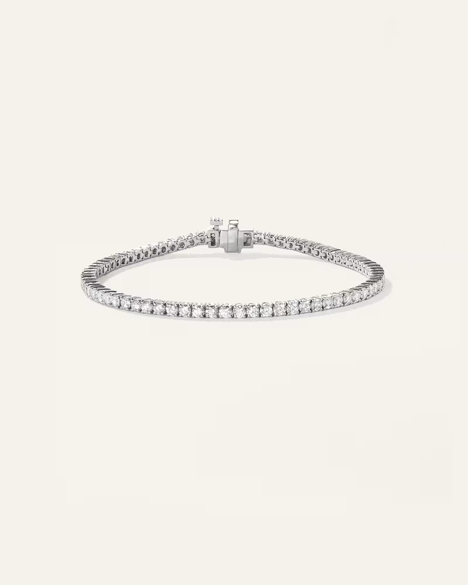 14K Gold Lab Grown Diamond Tennis Bracelet in White Gold | Quince