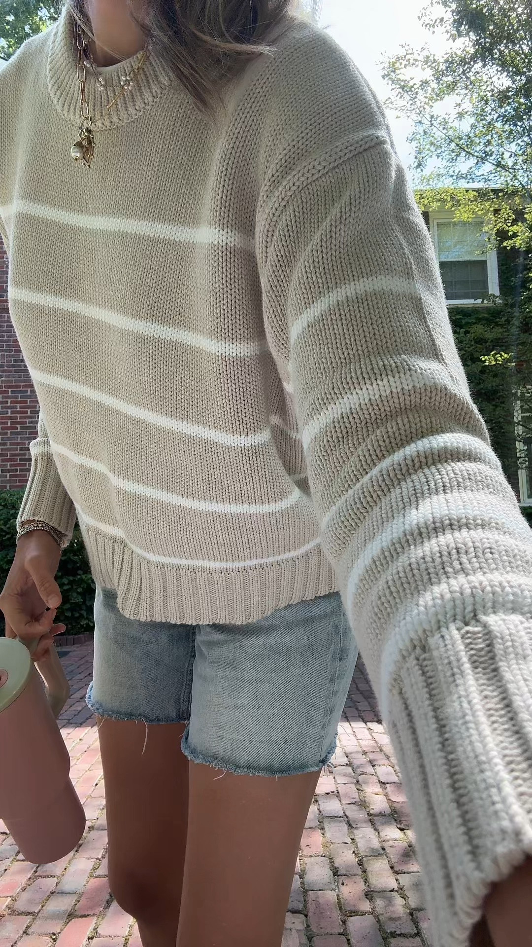 Sweater and shorts forever 

#LTKFindsUnder50 #LTKVideo #LTKSeasonal