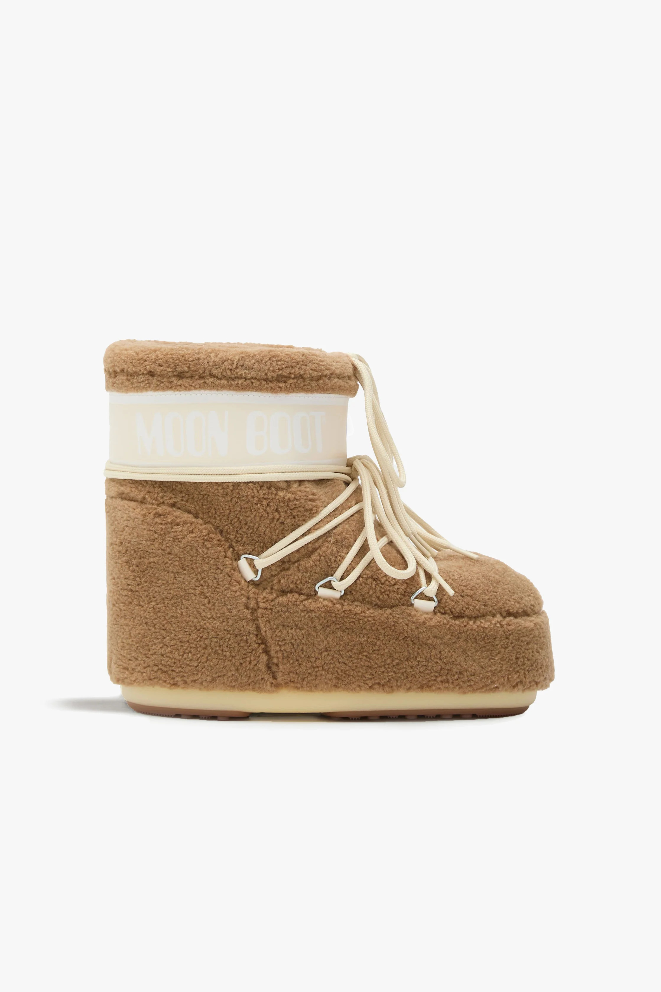 Moon Boot Icon Low Fleece in Camel | ANITA HASS