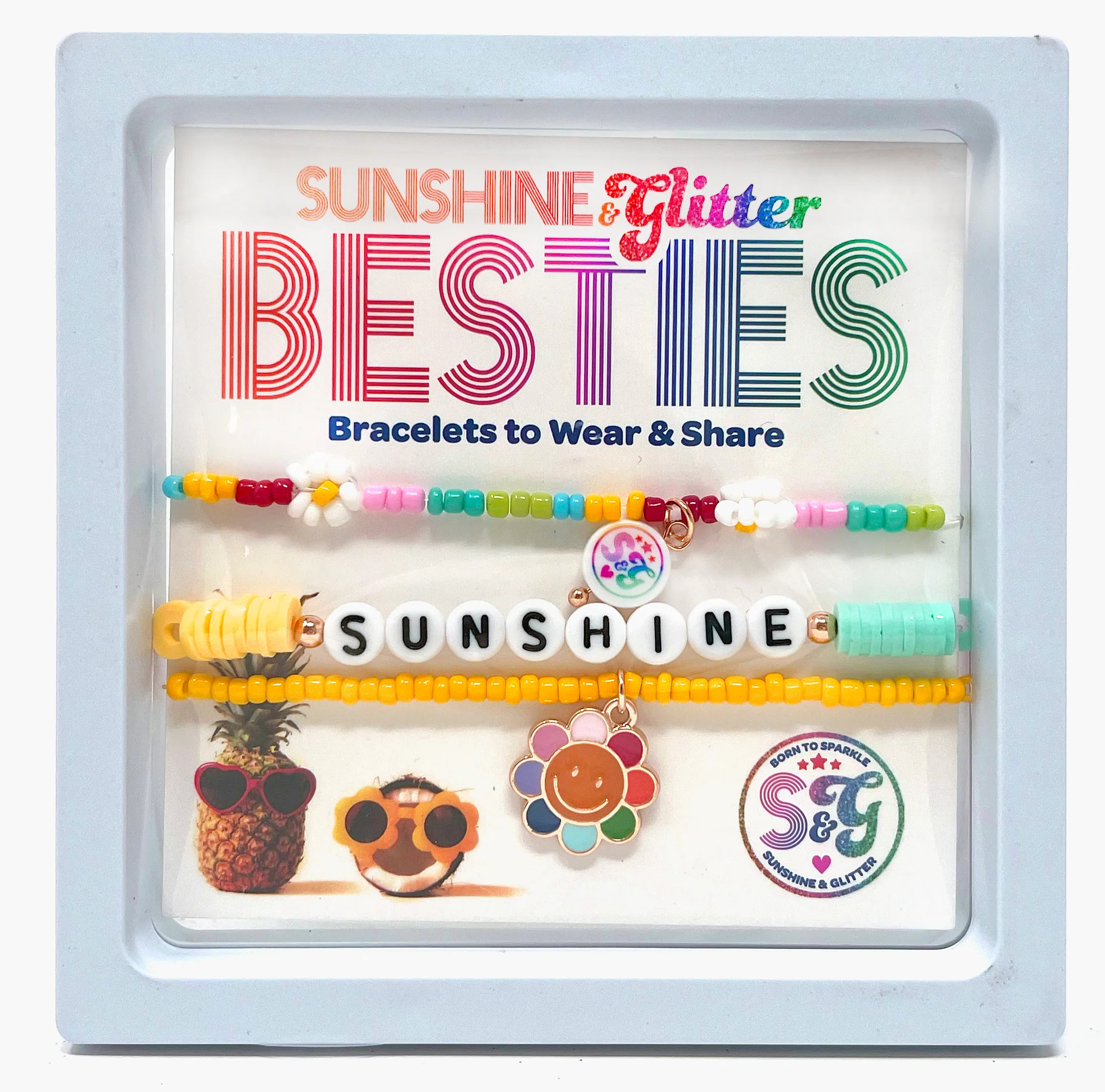 BESTIES Bracelet Set - Sunshine | Sunshine & Glitter