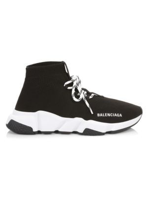 Lace-Up Speed Sock Sneakers | Saks Fifth Avenue