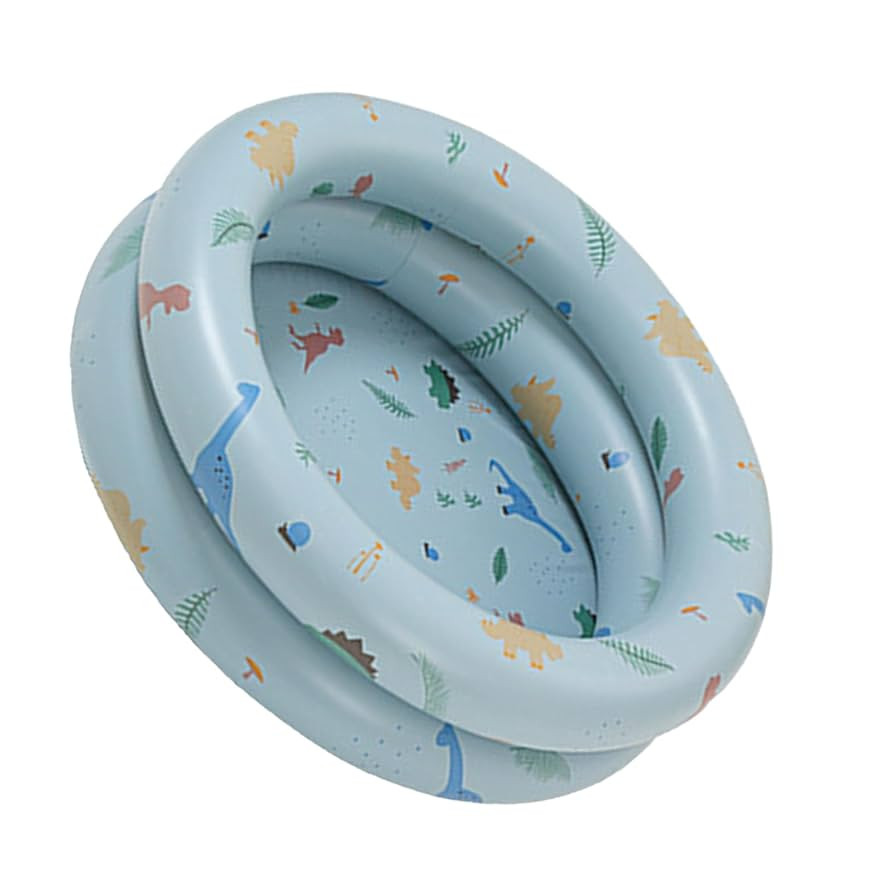 Inflatable Baby Retro Swimming Pool Family Cute Style Thickened Water Pool for Kids Indoor Outdoo... | Amazon (US)