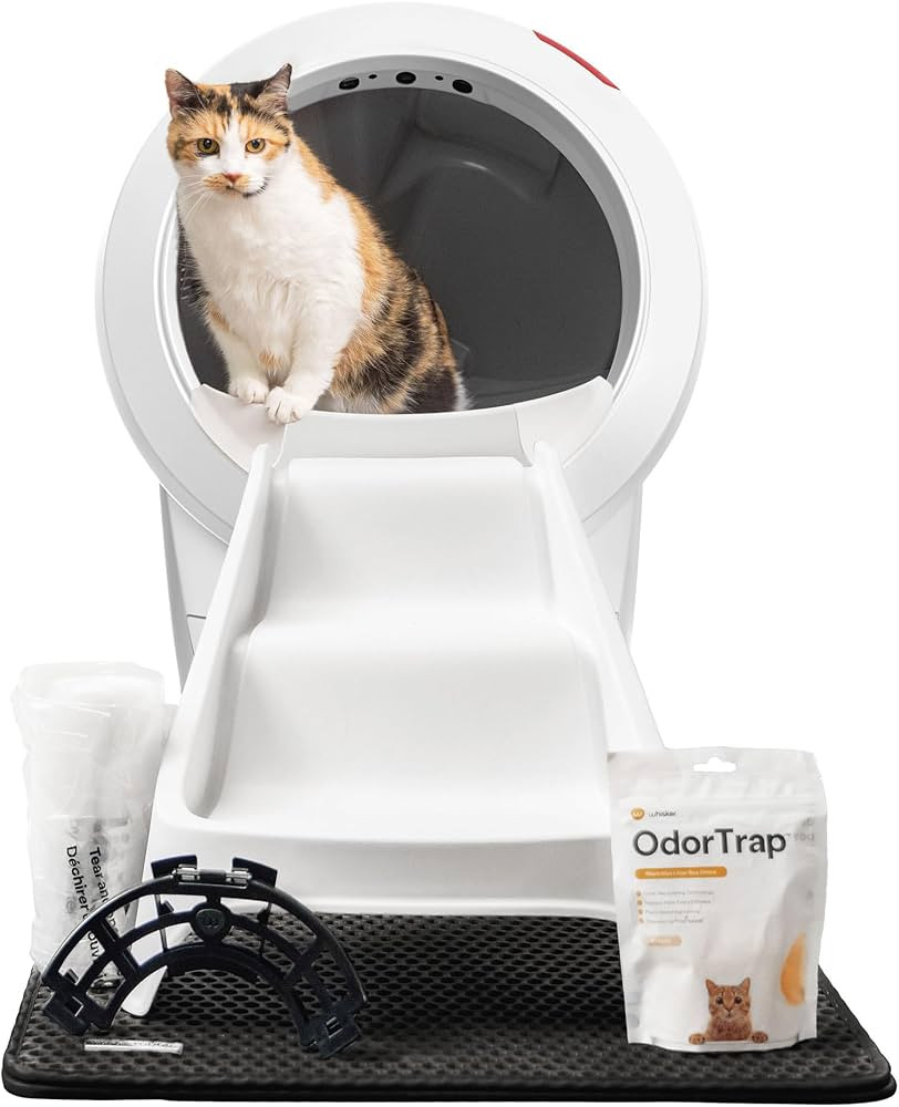 Litter-Robot 4 Bundle by Whisker, White - Automatic, Self-Cleaning Cat Litter Box, Includes Litte... | Amazon (US)