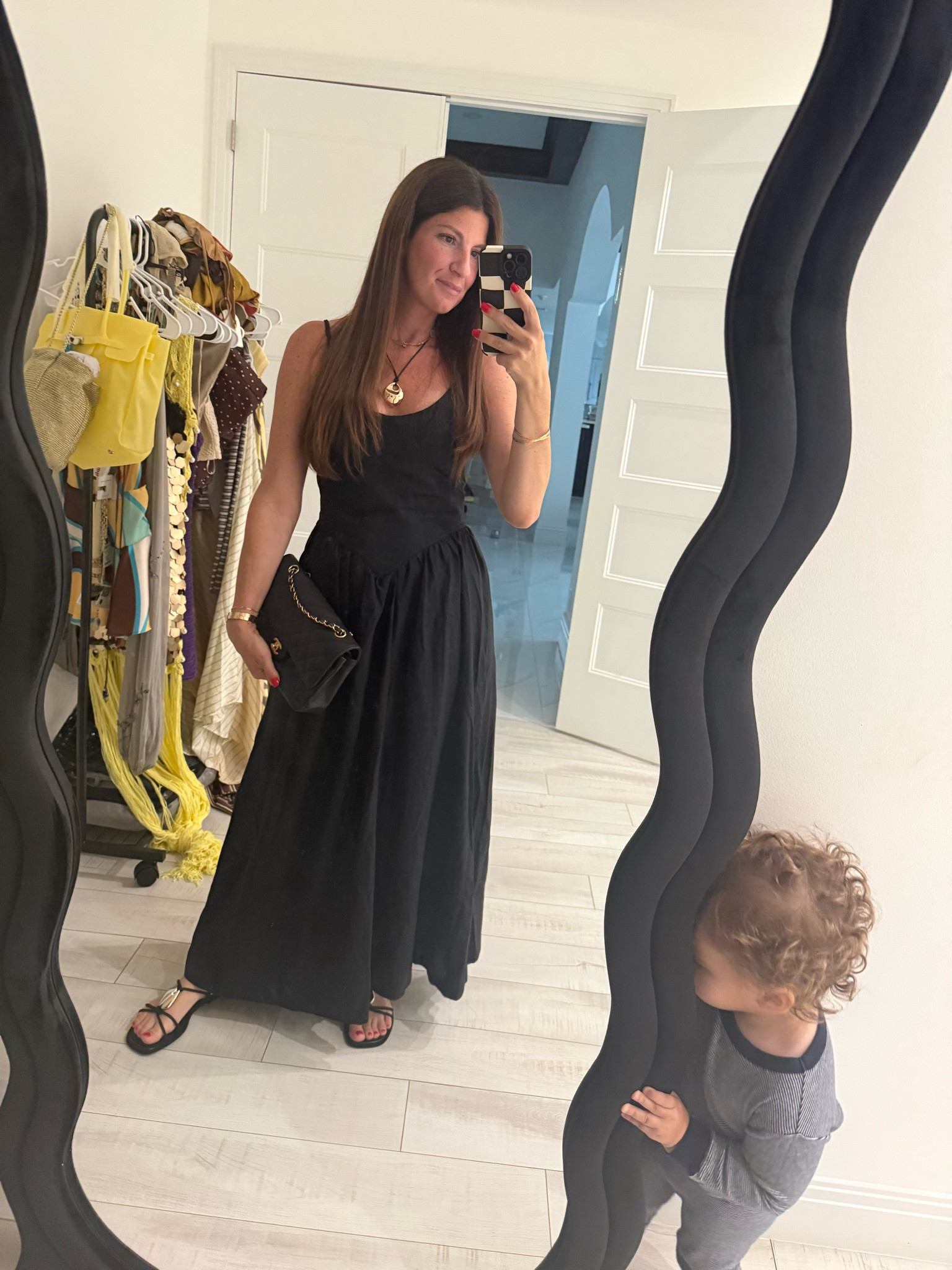 So this is a Ronny Kobo dress that I found at a local Boca TJ Maxx and was such a steal! #ltkunder100

#LTKOver40 #LTKmomlife #LTKootd