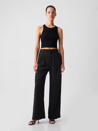 365 High Rise Pleated Trousers | Gap (CA)