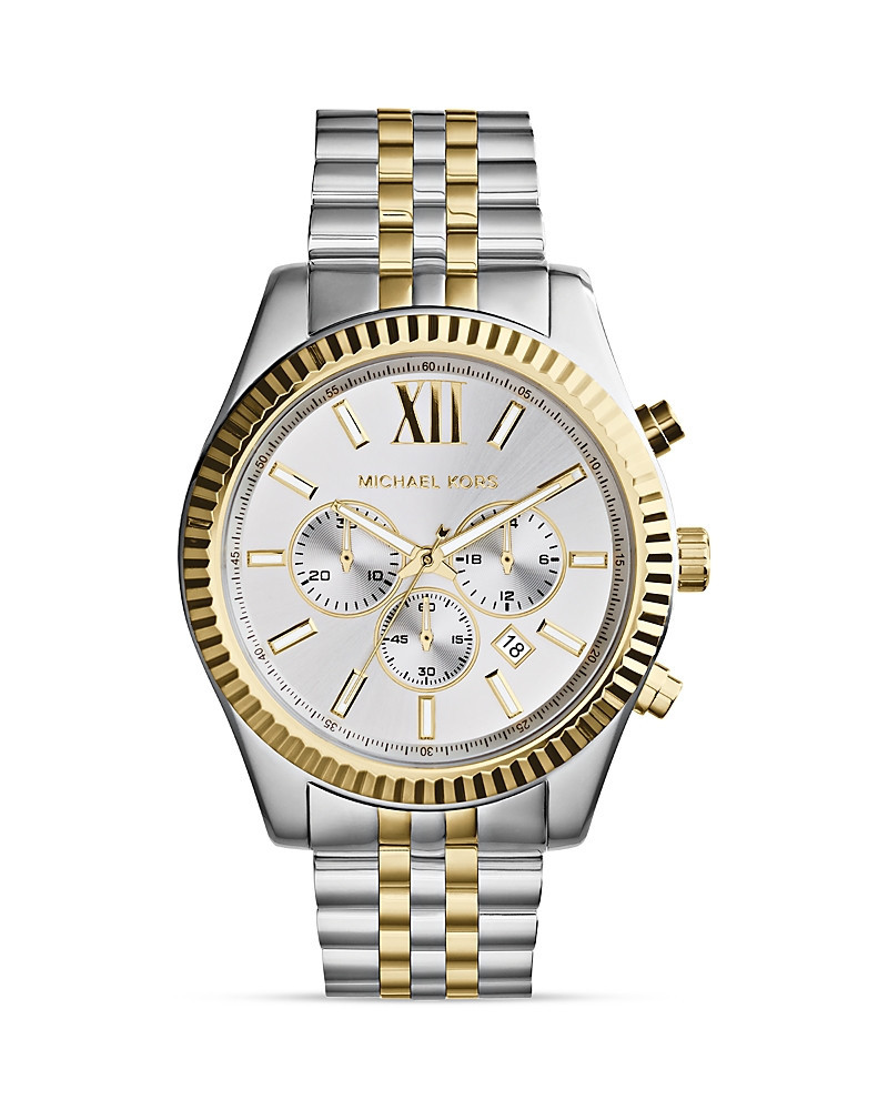 Michael Kors Two-Tone Lexington Watch, 45mm | Bloomingdale's (US)
