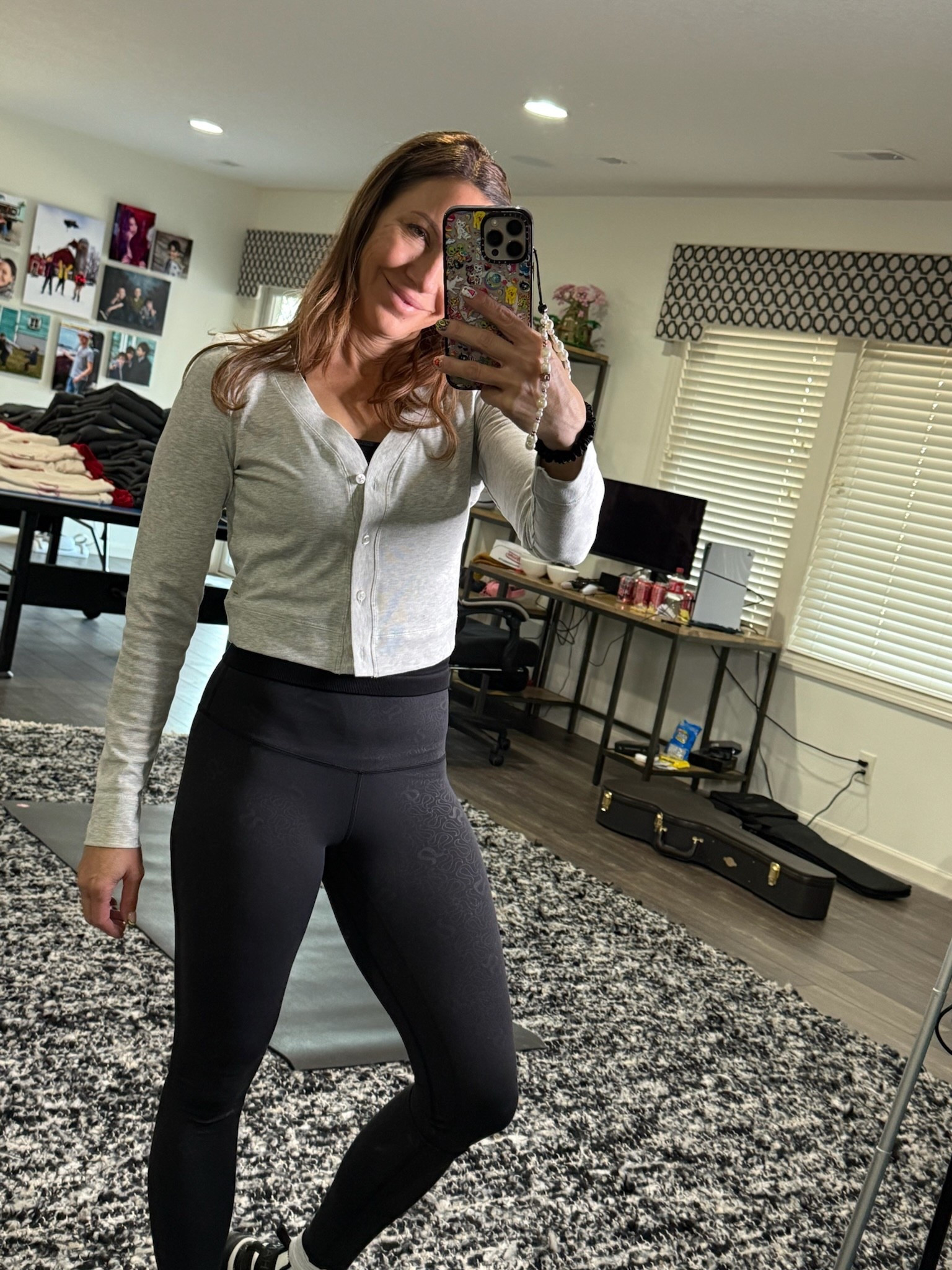 ootd

Lululemon legging
Alo tank
Vuori cardigan
Nike ruffle socks 
Commando thong underwear 
Chanel sneakers 

#LTKdayinmylife #LTKStyleTip #LTKootd