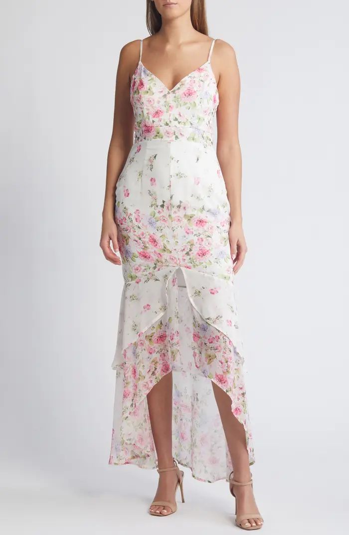 Breathtaking Vision Floral High-Low Dress | Nordstrom