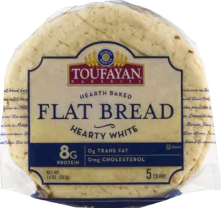 Kroger - Toufayan Hearty White Flat Bread 5 Count, 14 oz | Kroger
