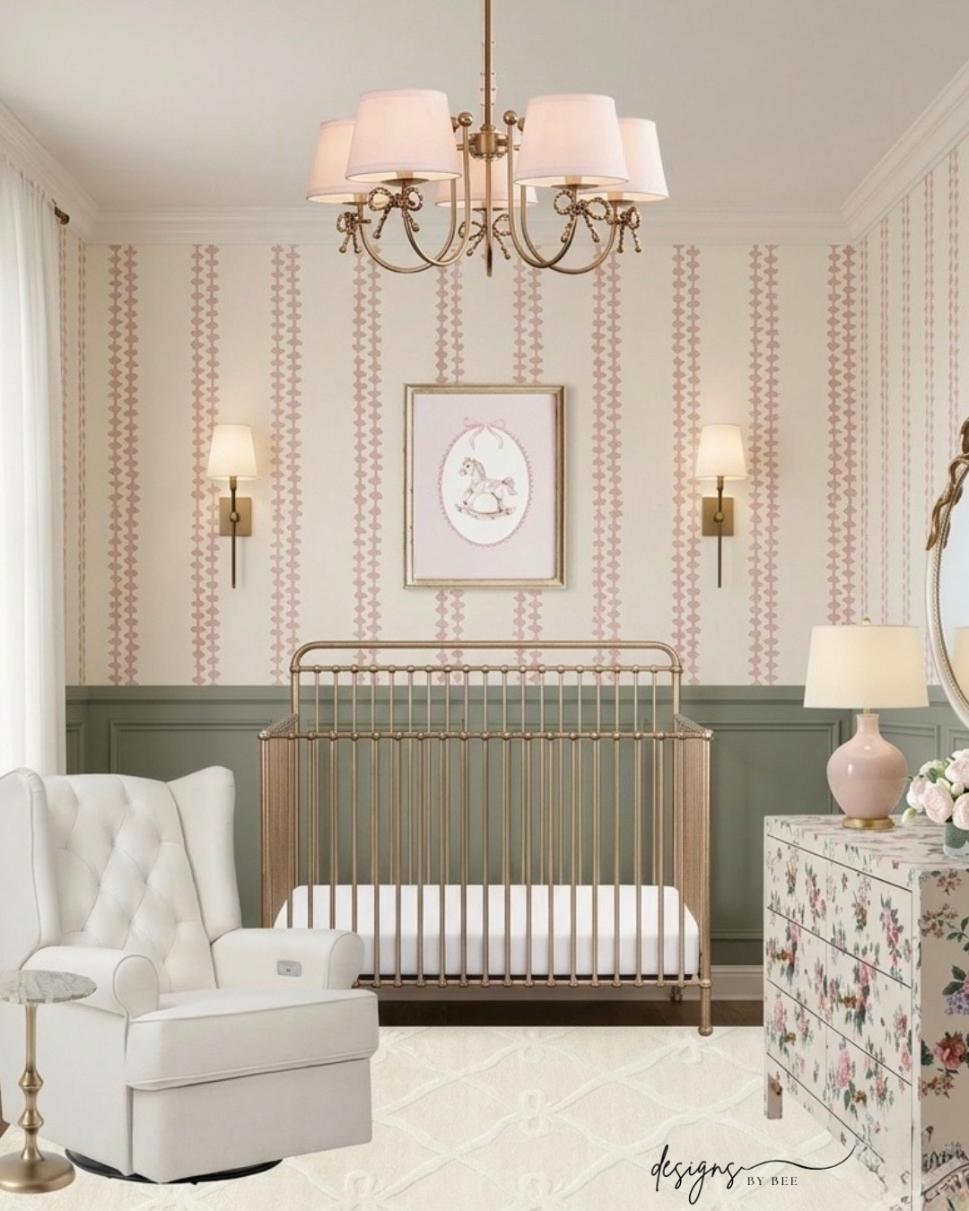 baby girl nursery 