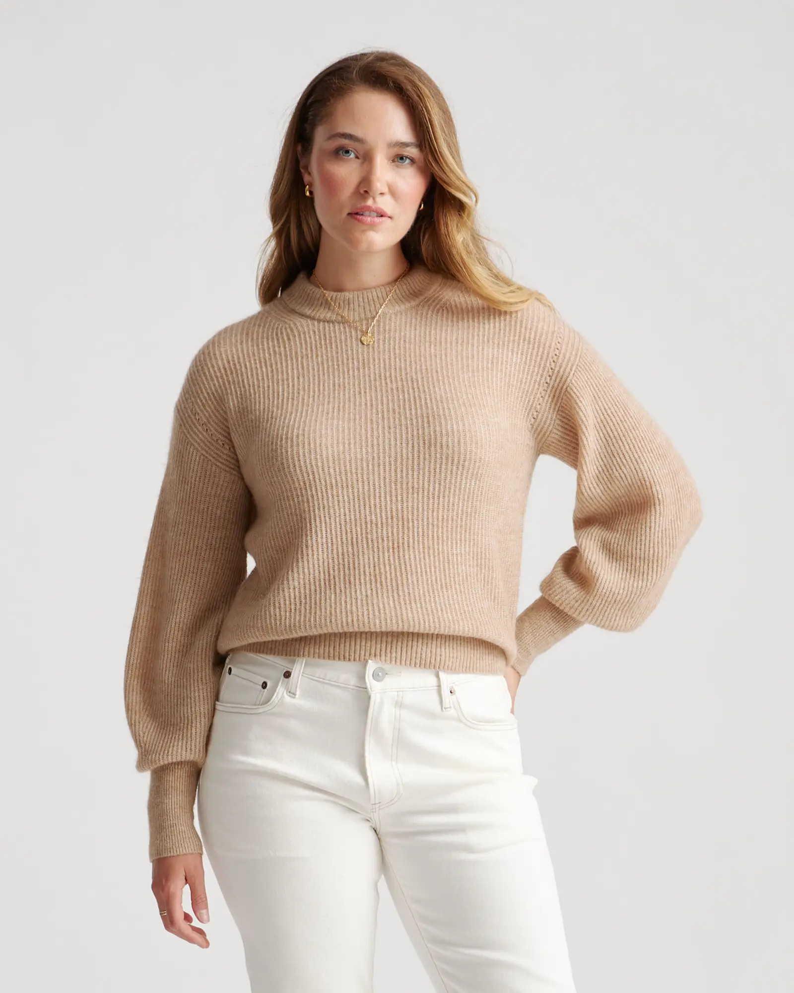 Baby Alpaca-Wool Crew | Quince