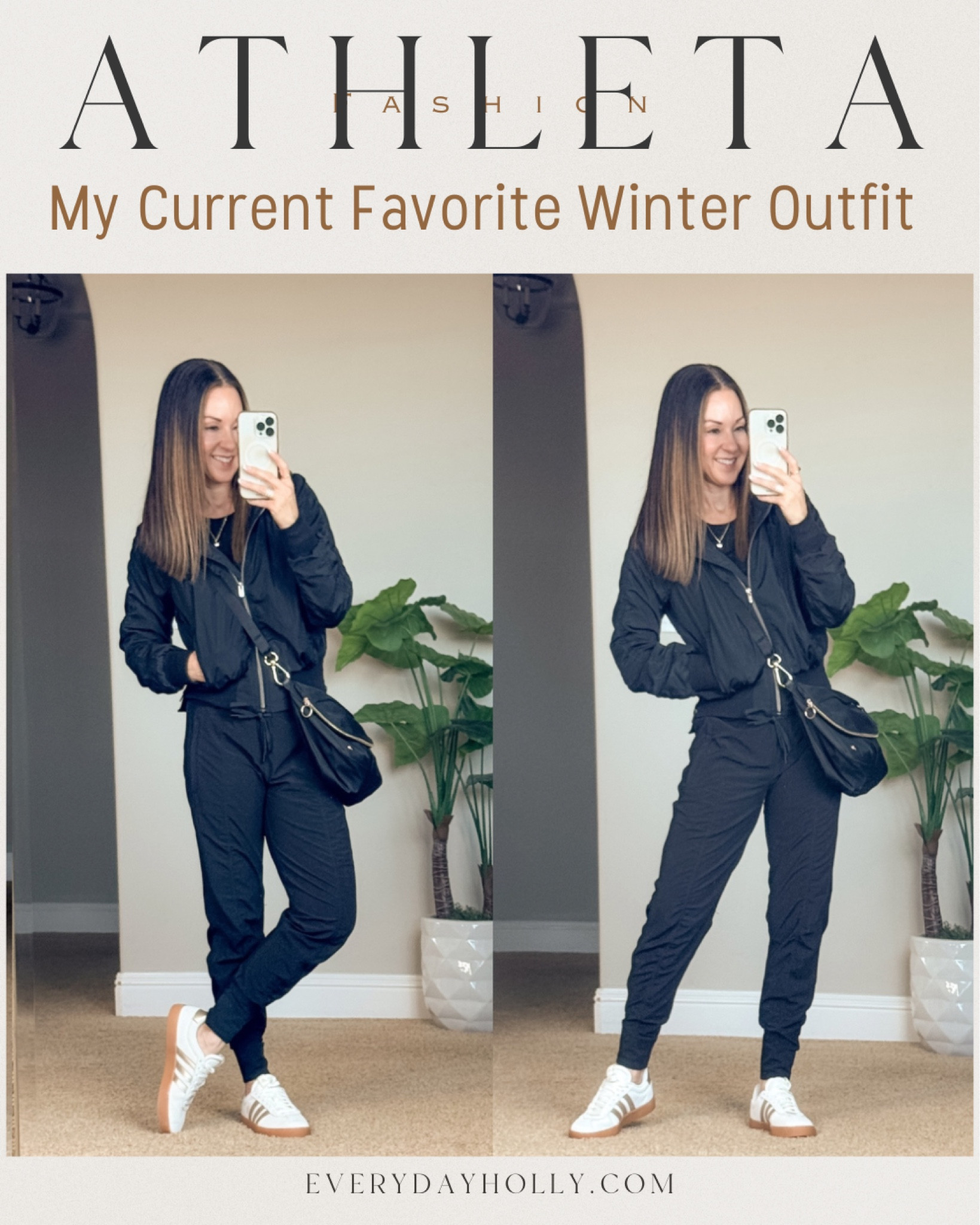 My goto everyday athleisure outfit right now. Also linking my go to lip balm and perfume.
For Reference: I’m 5’1”, 111lbs
Joggers 0 short
Long sleeve tee XS
Bomber Jacket XS Petite
Sneakers go up TTS
Crossbody linked

Winter outfit inspo, travel outfit, petite size

#LTKTravel #LTKOver40 #LTKStyleTip